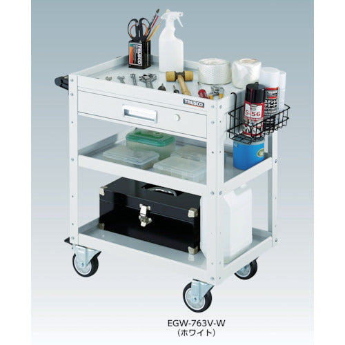 TRUSCCO 툴 왜건 이글 왜건 750X500XH880 인출부 영 그린 EGW-973V-YG 1대