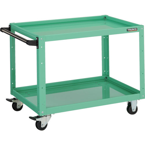 TRUSCO Tool Wagon Eagle Wagon 750X500XH600 2 Tiers Young Green EGW-672-YG 1 Unit