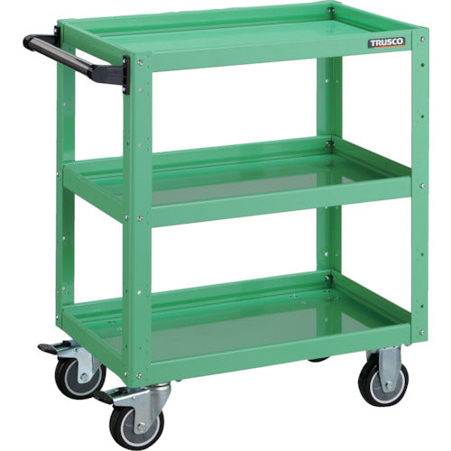 TRUSCO Tool Wagon Eagle Wagon 600X400XH740 Urethane Wheels Young Green EGW-763U-YG 1 Unit