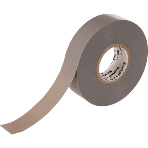 3M Vinyl Tape 117S Gray 19mm x 20m 117S GRA 20 1 roll
