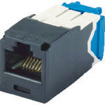 PANDUIT 카테고리 6A 모듈러 잭 블랙 CJ6X88TGBL 1 개