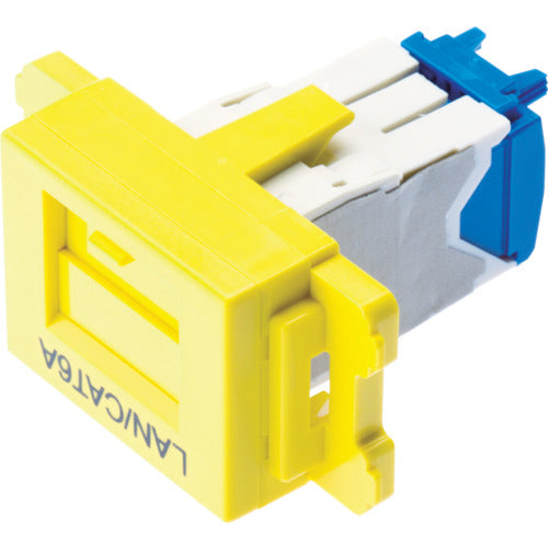 PANDUIT 카테고리 6AJIS 플레이트 용 잭 키트 황색 JAOSSP6ATGYL 1 개