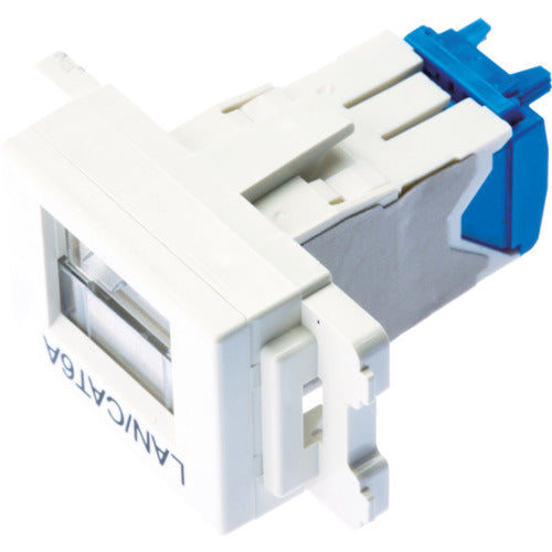 PANDUIT 카테고리 6AJIS 플레이트용 잭 킷 오프 화이트 JASSP6ATGIW 1개