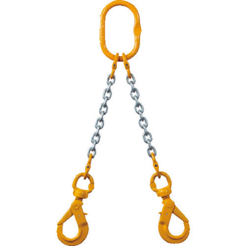 象印　チェーンスリング１００（アイタイプ）荷重１．７ｔ線径６．３ｍｍ　Ｌ１．５ｍ（２−ＭＦＦ−ＢＫＥ−６．３）　2-MFF-BKE-6.3　1 台