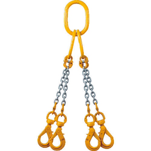 象印　チェーンスリング１００（アイタイプ）荷重２．５ｔ線径６．３ｍｍ　Ｌ１．５ｍ　4-TG-BKE-6.3　1 台