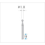 ナカニシ　電着ダイヤモンドバー　（１Ｐｋ（袋）＝５本入）　刃径１．８ｍｍ　11007　1 PK