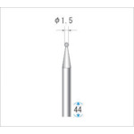 Nakanishi Electroplated Diamond Bur, Blade Diameter 1.5mm, 12313, 1 piece