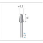 Nakanishi Electroplated Diamond Bur, Blade Diameter 5.5mm, 12342, 1 piece