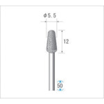 Nakanishi Electroplated Diamond Bur, Blade Diameter 5.5mm, 12346, 1 piece