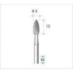 Nakanishi Electroplated Diamond Bur, Blade Diameter 4mm, 12353, 1 piece