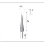 ナカニシ　電着ダイヤモンドバー　刃径５ｍｍ　12433　1 本