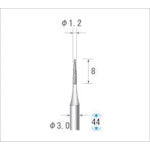 ナカニシ　電着ダイヤモンドバー　刃径１．３ｍｍ　12451　1 本