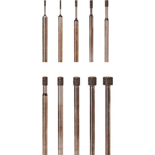 Nakanishi Electroplated Diamond Set 10 pieces 15311 1 S