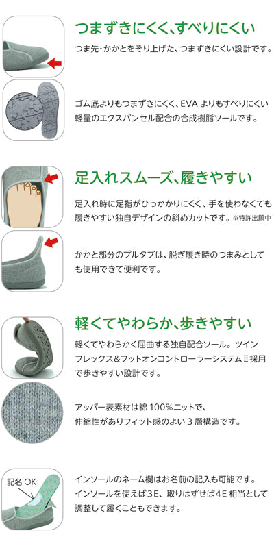 快歩主義　L167RS　婦人用 / M　グレー　1 足