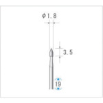 나카니시 초경 커터 (1Pk(봉투)=5개입) 칼날 직경 1.8mm 22092 1 PK
