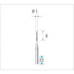 나카니시 초경 커터 (1Pk(봉투)=5개입) 날 직경 1mm 22102 1 PK