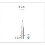 나카니시 초경 커터 구(싱글 컷) 날 직경 0.9mm 날 길이 0.9mm 24011 1개