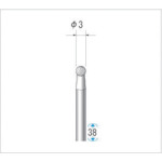 나카니시 초경 커터 구(싱글 컷) 날 직경 3mm 날 길이 3mm 24016 1개