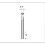 ナカニシ　超硬カッター　ロング　刃径３ｍｍ　24081　1 本