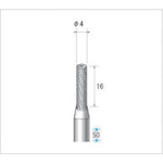 나카니시 초경 커터 원통(더블 컷·엔드 컷 부착) 날 직경 4mm 날 길이 16mm 26059 1개