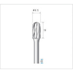 나카니시 초경 알루미늄 커터 날 직경 9.5mm 26812 1개