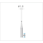 ナカニシ　精密スチールカッター　（１Ｐｋ（袋）＝１２本入）　刃径１ｍｍ　33017　1 PK
