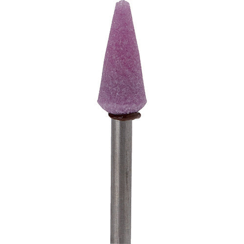 Nakanishi Shafted Grindstone (1Pk (bag) = 10 pieces) Grain size 60 Pink Tapered Outer diameter 7mm 42445 1 PK