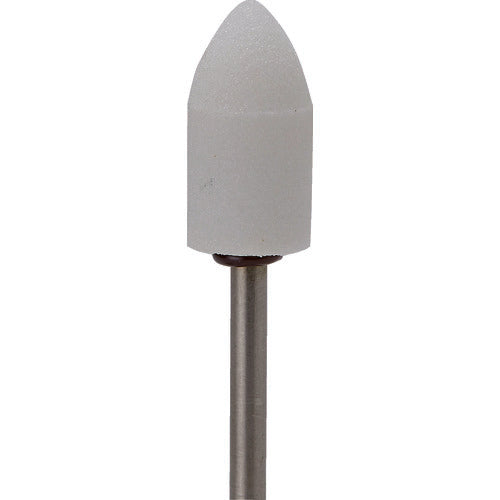 Nakanishi Shafted Grindstone (1Pk (bag) = 10 pieces) Grain size #120 White Bullet Outer diameter 10mm 42534 1 PK