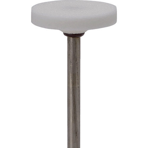 Nakanishi Shafted Grindstone (1Pk (bag) = 10 pieces) Grit #120 White Cylinder Outer Diameter 19mm 42537 1 PK