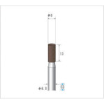 ナカニシ　ブラウン砥石　（１Ｐｋ（袋）＝１０本入）　42901　1 PK