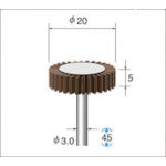 Nakanishi Flap Sander (1Pk (bag) = 5 pieces) Grain size #60 Outer diameter 20mm Width 5mm 49141 1 PK