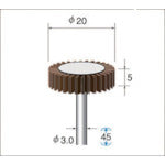 Nakanishi Flap Sander (1Pk (bag) = 5 pieces) Grain size #120 Outer diameter φ20 Width 5mm 49143 1 PK