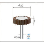 Nakanishi Flap Sander (1Pk (bag) = 5 pieces) Grain size #240 Outer diameter φ20 Width 5mm 49145 1 PK