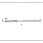 Nakanishi Diamond File #400 Thin Flat Blade Length 40 x Blade Width 5.5 57112 1 piece