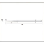 Nakanishi Diamond File #400 Round Blade Length 40 x Blade Width 2 57134 1 piece