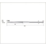 Nakanishi Diamond File #200 Triangle Blade Length 50 x Blade Width 3.5 57156 1 piece