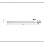 Nakanishi Electroplated Diamond File (Total Length 105mm, Blade Length 20mm, Blade Width 5mm) 60231 1 piece