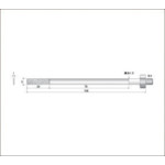 Nakanishi Electroplated Diamond File (Total Length 105mm, Blade Length 20mm, Blade Width 5mm) 60232 1 piece