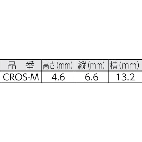 PANDUIT 결속 밴드 연결 링 고정구(오픈형) 1봉 1000개입 CROS-M 1봉