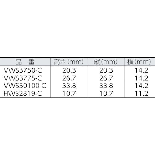 ＰＡＮＤＵＩＴ　固定具　ワイヤーサドル　（１００個入）　HWS2819-C　1 袋