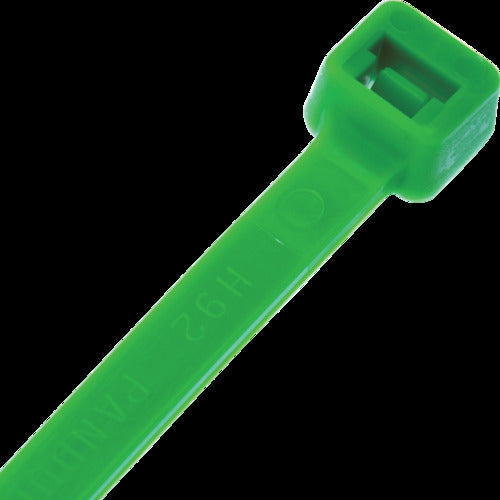 PANDUIT Nylon Cable Ties, Green (100 pieces) PLT1M-C5 1 bag