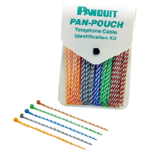 PANDUIT Striped Cable Tie Kit (250 pieces) PP5X50F 1 bag