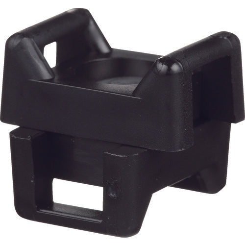 PANDUIT Rotating Tie Mount Weather Resistant Black (100 Pieces) TM3-X2-C0Y 1 Bag