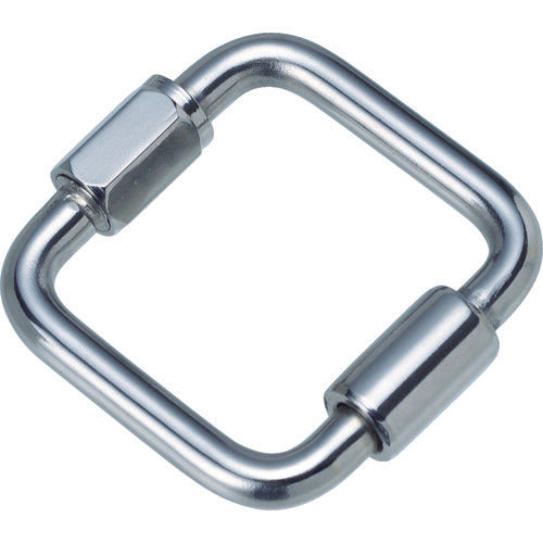 Mizumoto Stainless Steel Square Catch, Wire Diameter 8mm, Length 50mm, B-2399, 1 pc