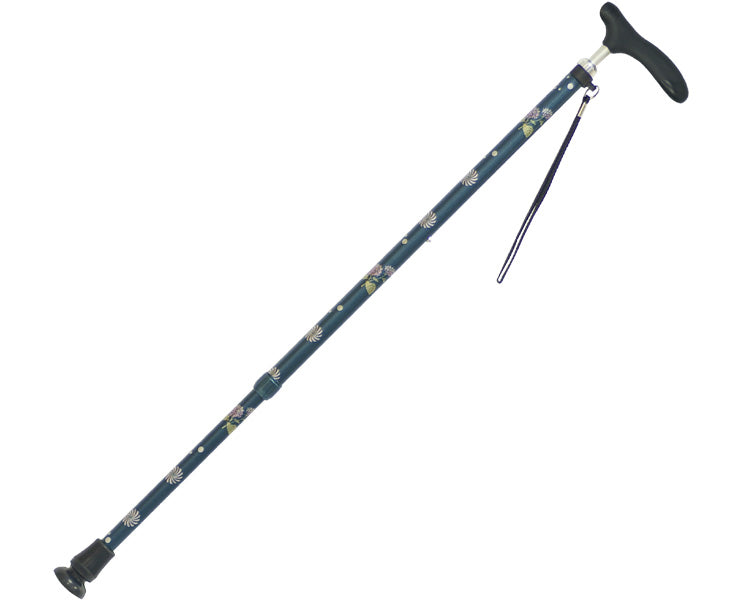 介援隊　伸縮和柄杖Ⅰ　抗菌グリップ / CMS-11　緑　1 本