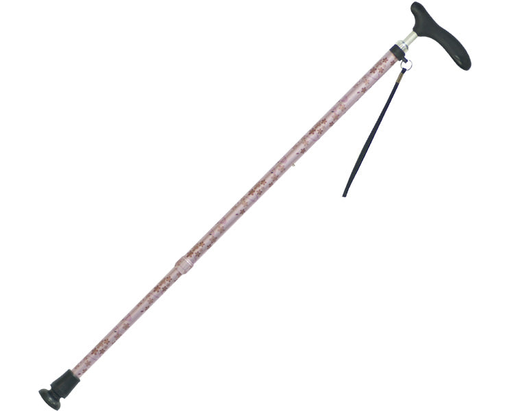 介援隊　伸縮和柄杖Ⅰ　抗菌グリップ / CMS-11　ピンク　1 本