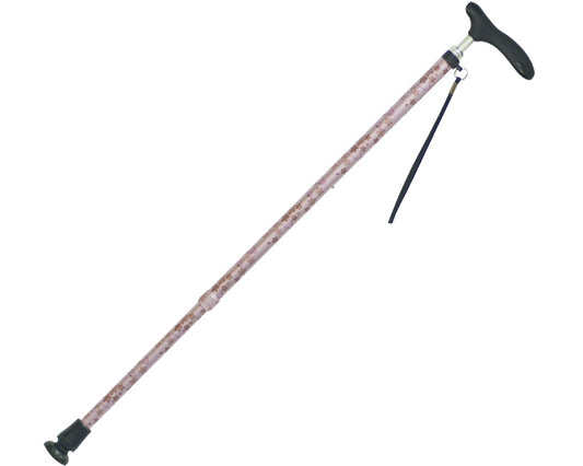 介援隊　伸縮和柄杖Ⅰ　抗菌グリップ / CMS-11　ピンク　1 本