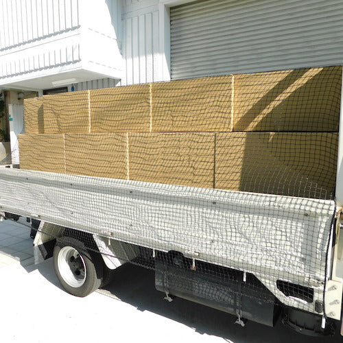 ＴＲＵＳＣＯ　多目的ネット　目合２５ｍｍ　幅３．６ｍＸ長さ３．６ｍ　シルバー　TNS25-3636SV　1 枚