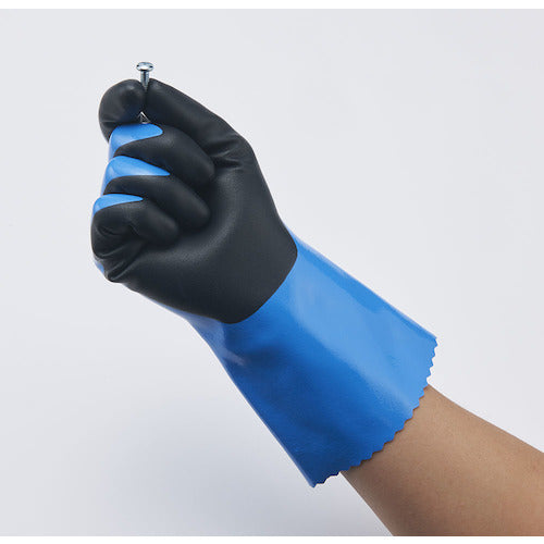 SHOWA Nitrile Rubber Gloves NO378Plus Nitrove W+ Right Hand 2 Pairs Blue S Size NO378PLUS-R2PS 1 PK