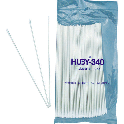 HUBY 6 inch industrial cotton buds (bullet tip type) CA-005SP (100 buds) CA-005SP 1 bag